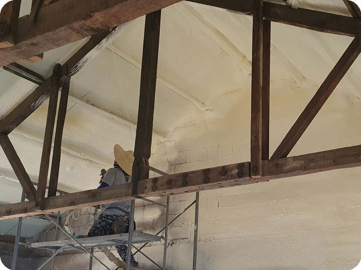 난연우레탄폼 병점 시공 사진 1